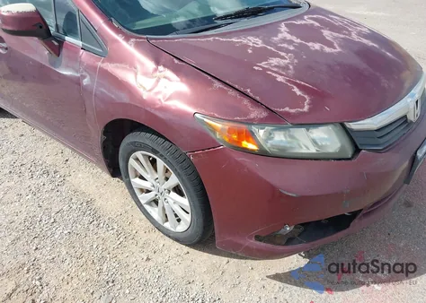 2012 Honda Civic Ex from USA, damaged, VIN 2HGFB2F81CH508444